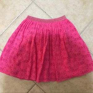 Zara girls pink skirt